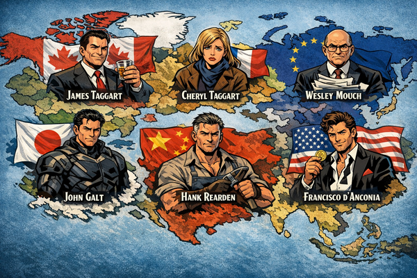 The Geopolitics of Atlas Shrugged: A 2026 Map