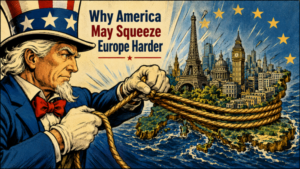 Why America Cannot Let Europe Go, and May Squeeze It Harder
